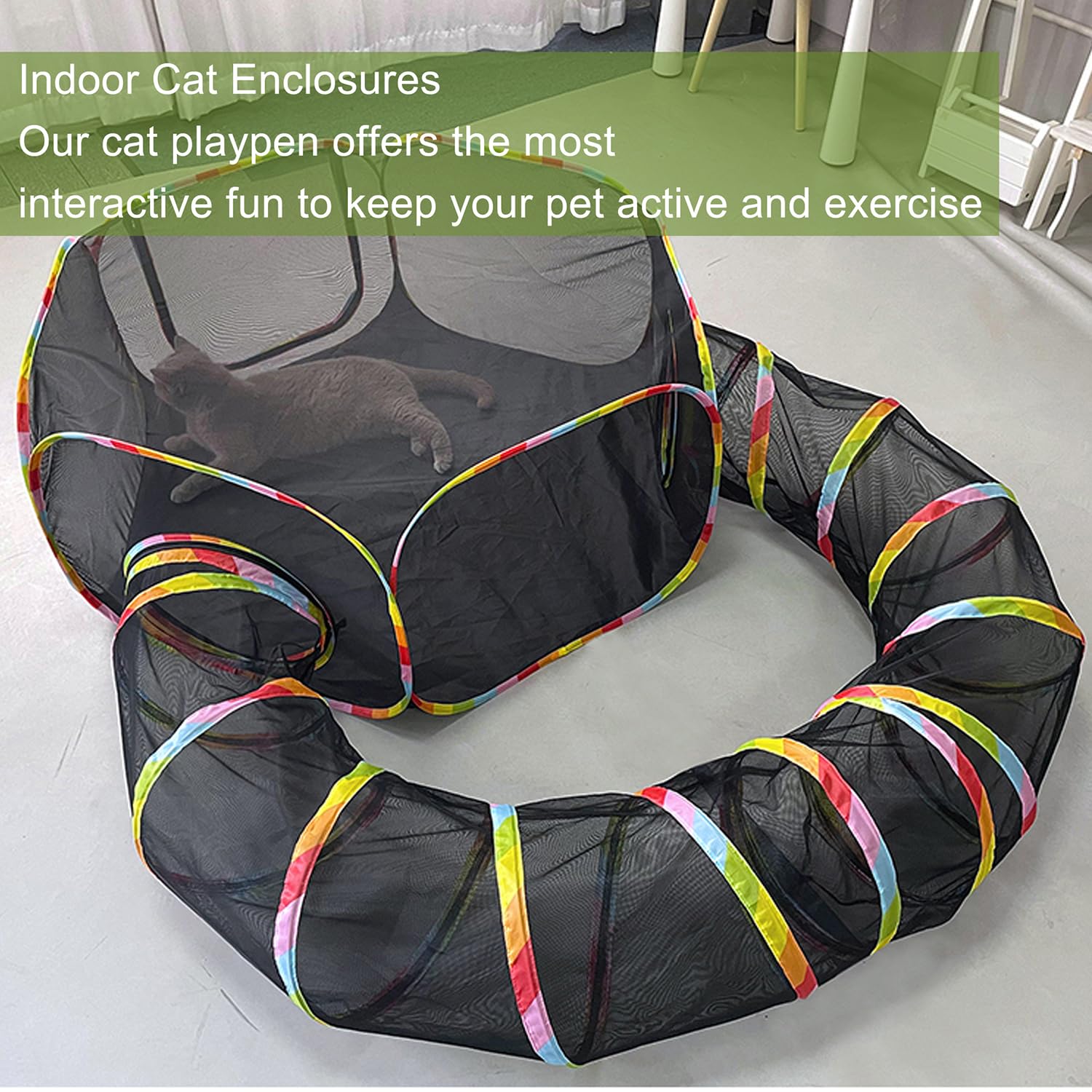 CLKHOWL comfortable secure shelter for lounging and playful breaks.