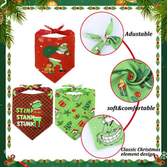 CLMGGRX adjustable-dog-bandana-21inch shows comfortable fit for holidays