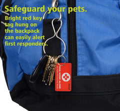 Clocean emergency wallet card folded to protect critical information