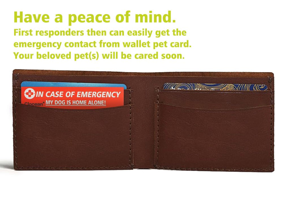 Clocean two-sided writable card ready for contact details