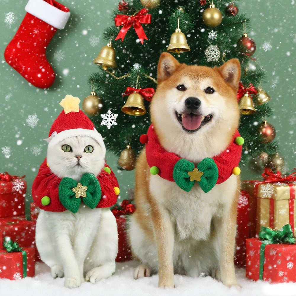 Clorvint ultra-soft fleece pet costume designed for long-lasting holiday wear
