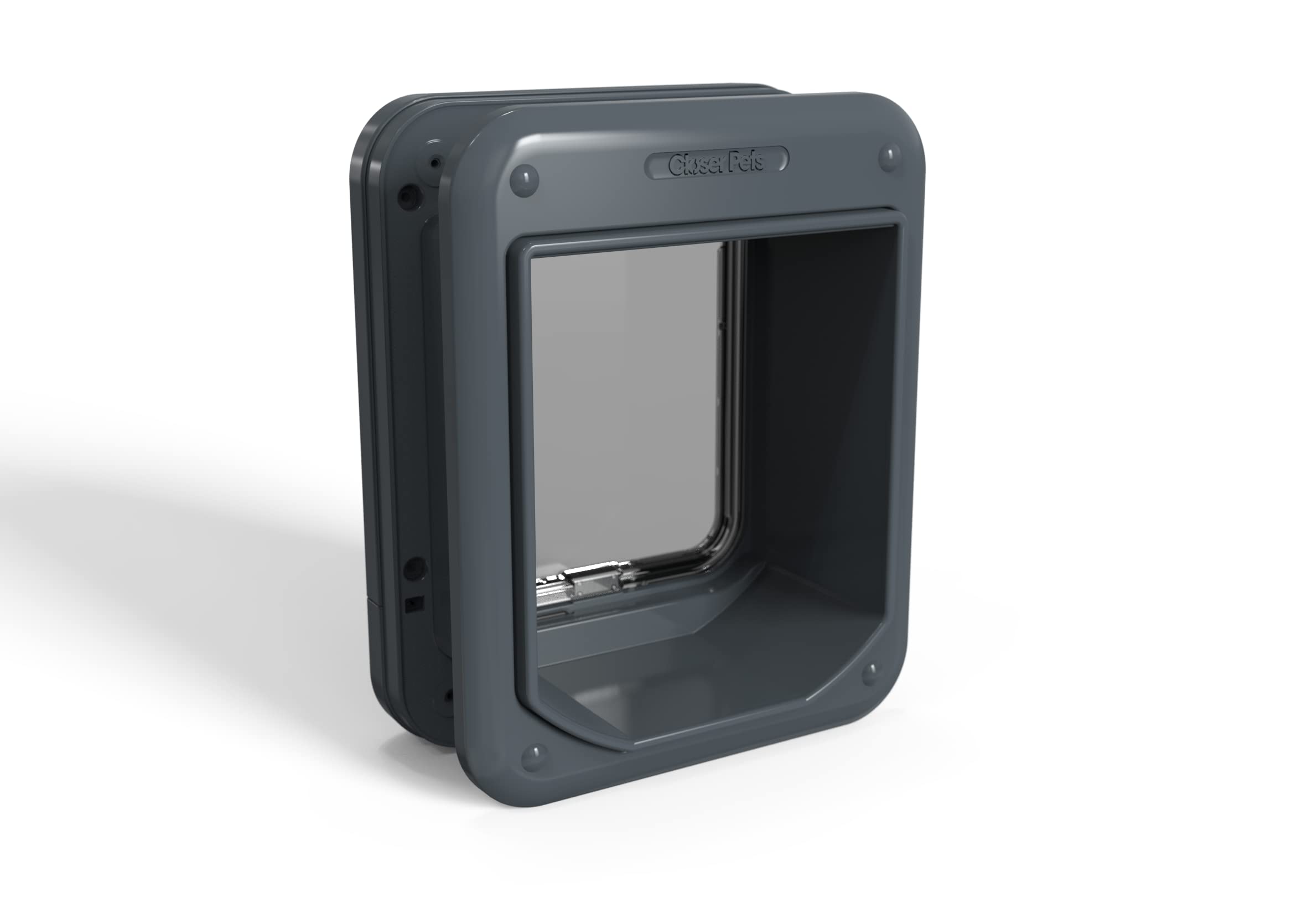 Closer Pets cat flap one-button programming enables quick setup