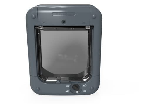 Closer Pets microchip cat flap inside view shows clean, quiet operation