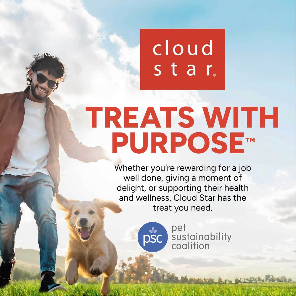 Cloud Star Wag More Bark Less US-and-imported ingredients signal diverse sourcing.
