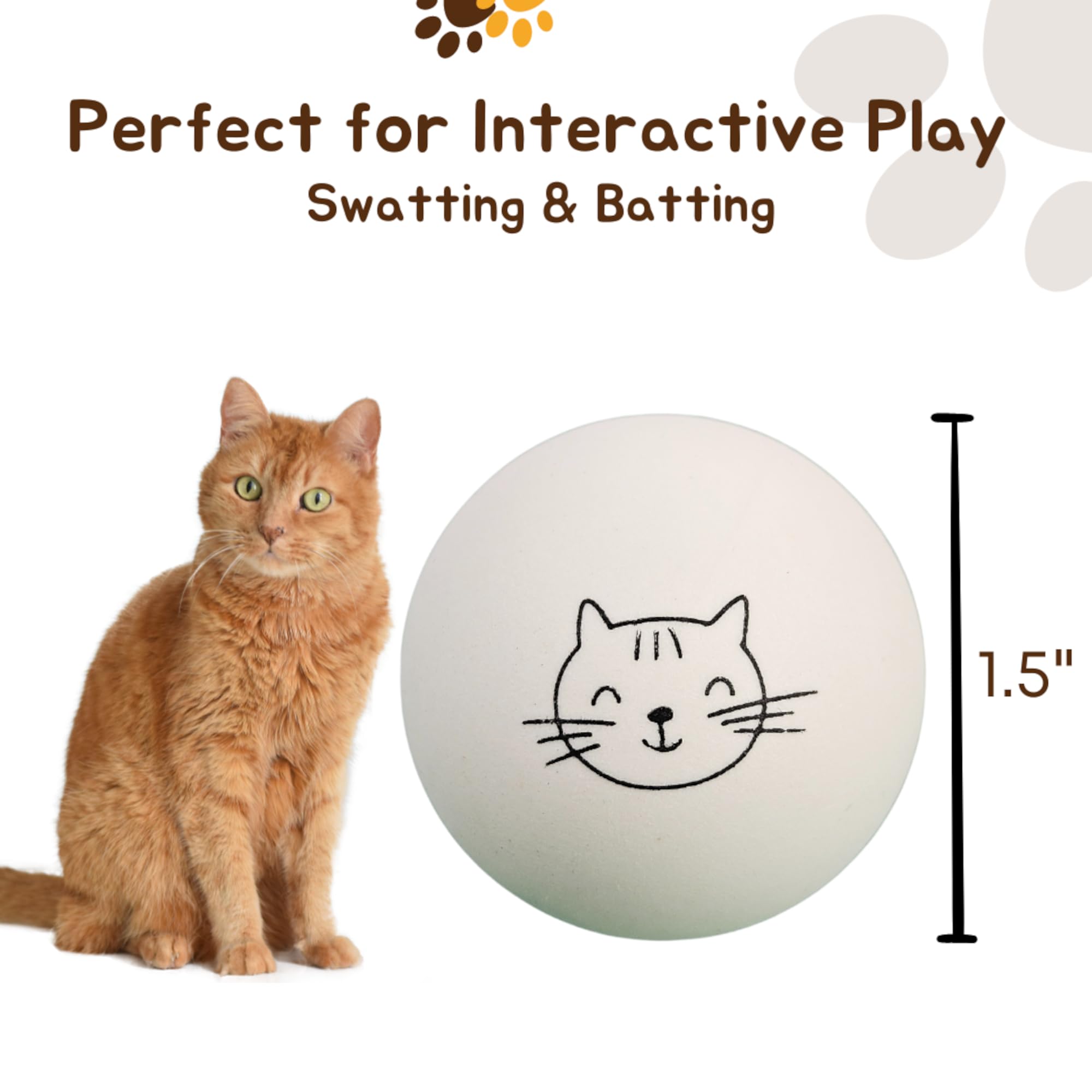 Cloverjoyed ping pong ball ball-pit setup invites multisensory play for cats.