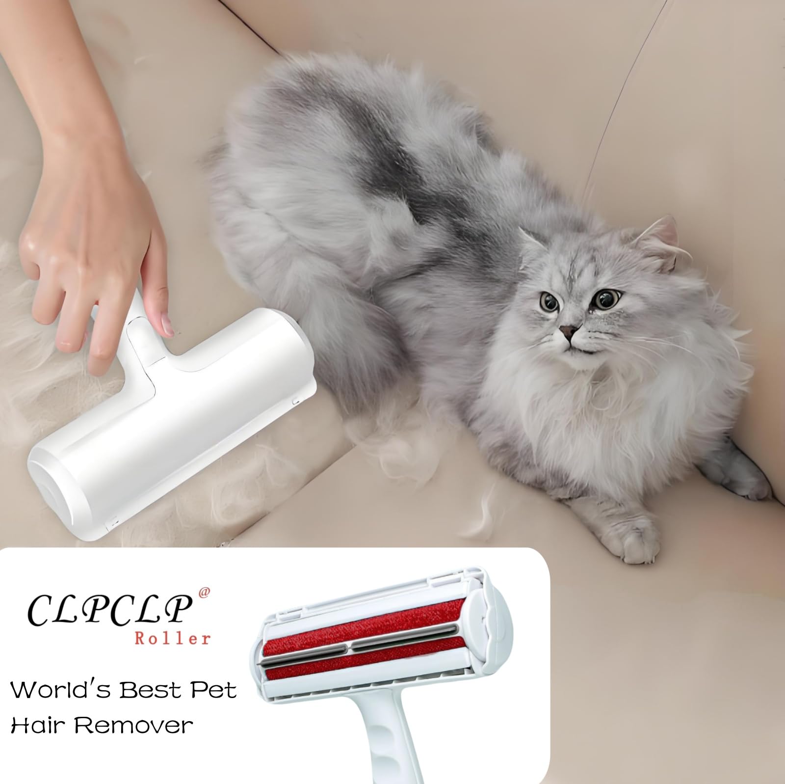 CLPCLP multi-surface fur removal tool works on cars, sofas, beds