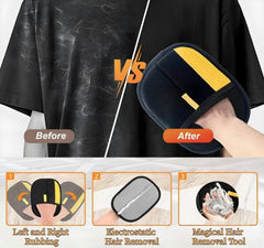 CLPCLP pet hair removal glove shown as reusable tool for eco-friendly cleanup.