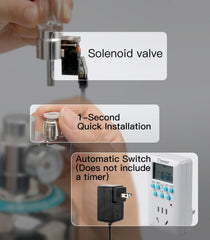 Clscea diffuser image highlighting even gas distribution for CO2-enriched water.