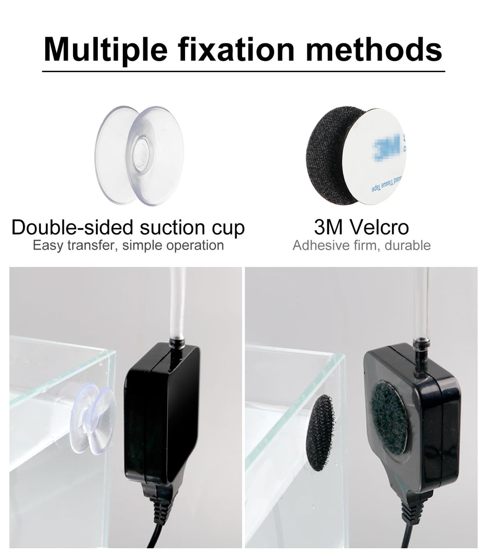 Clscea 1.5W mini air aerator delivers efficient power for small tanks.