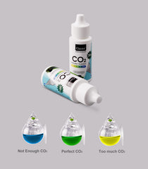 Clscea CO2 indicator bottle closeup for simple CO2 monitoring