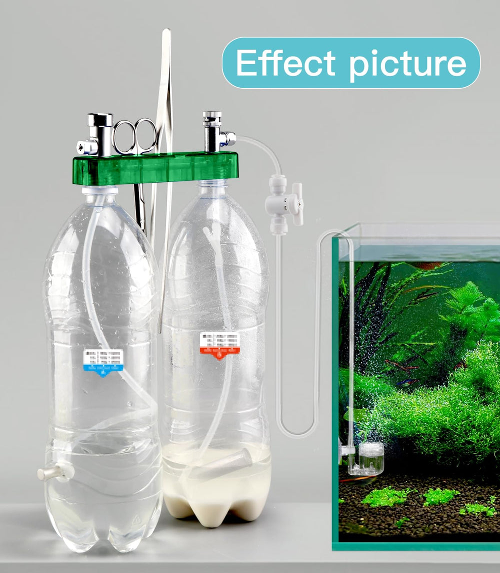 Clscea DIY CO2 generator quick-reaction test tube showcases instant setup