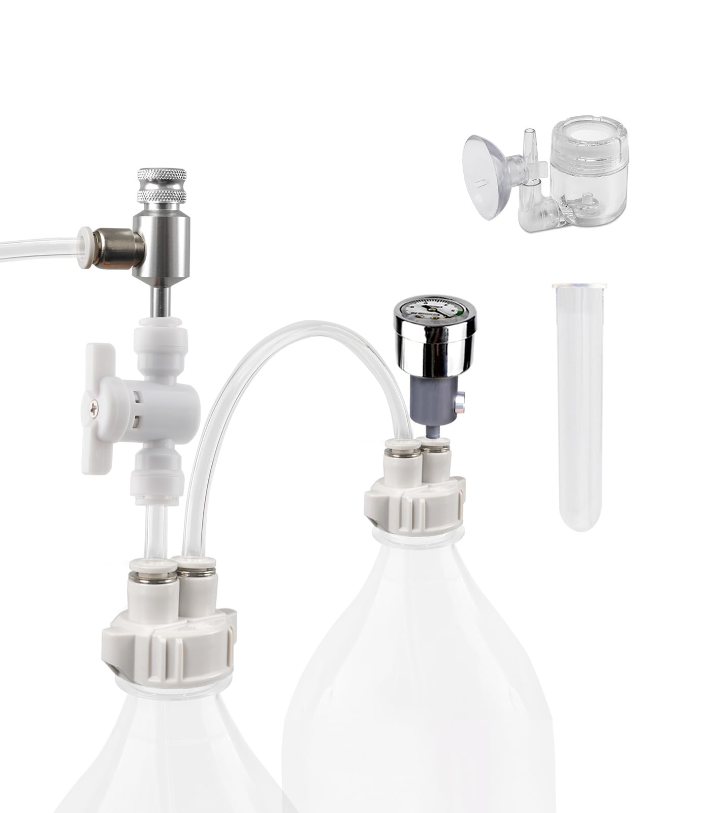 Clscea G211 CO2 diffuser with bubble counter for stable aquarium CO2 delivery.
