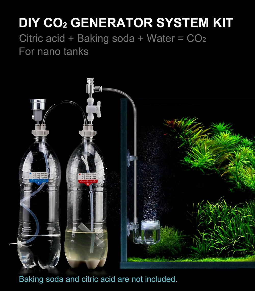 Clscea G211 diffuser and bottle assembly shown for stable CO2 release.