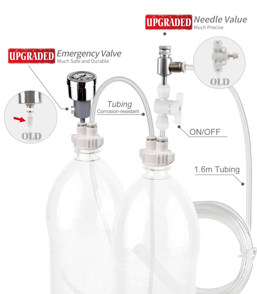Clscea G211 needle valve close-up enables precise, durable CO2 regulation.
