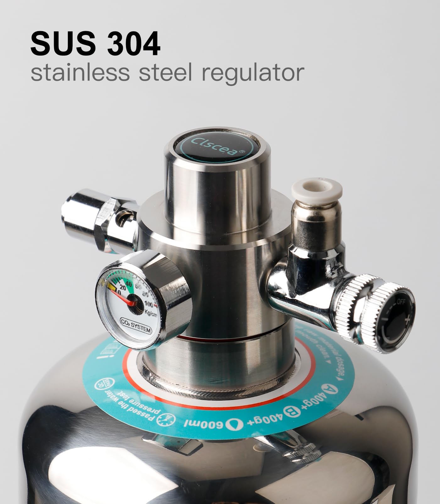 Clscea G700S bubble counter helps monitor CO2 without guesswork during setup.