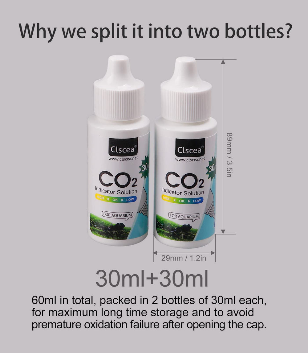 Clscea two-pack 30ml indicator solution for longer storage