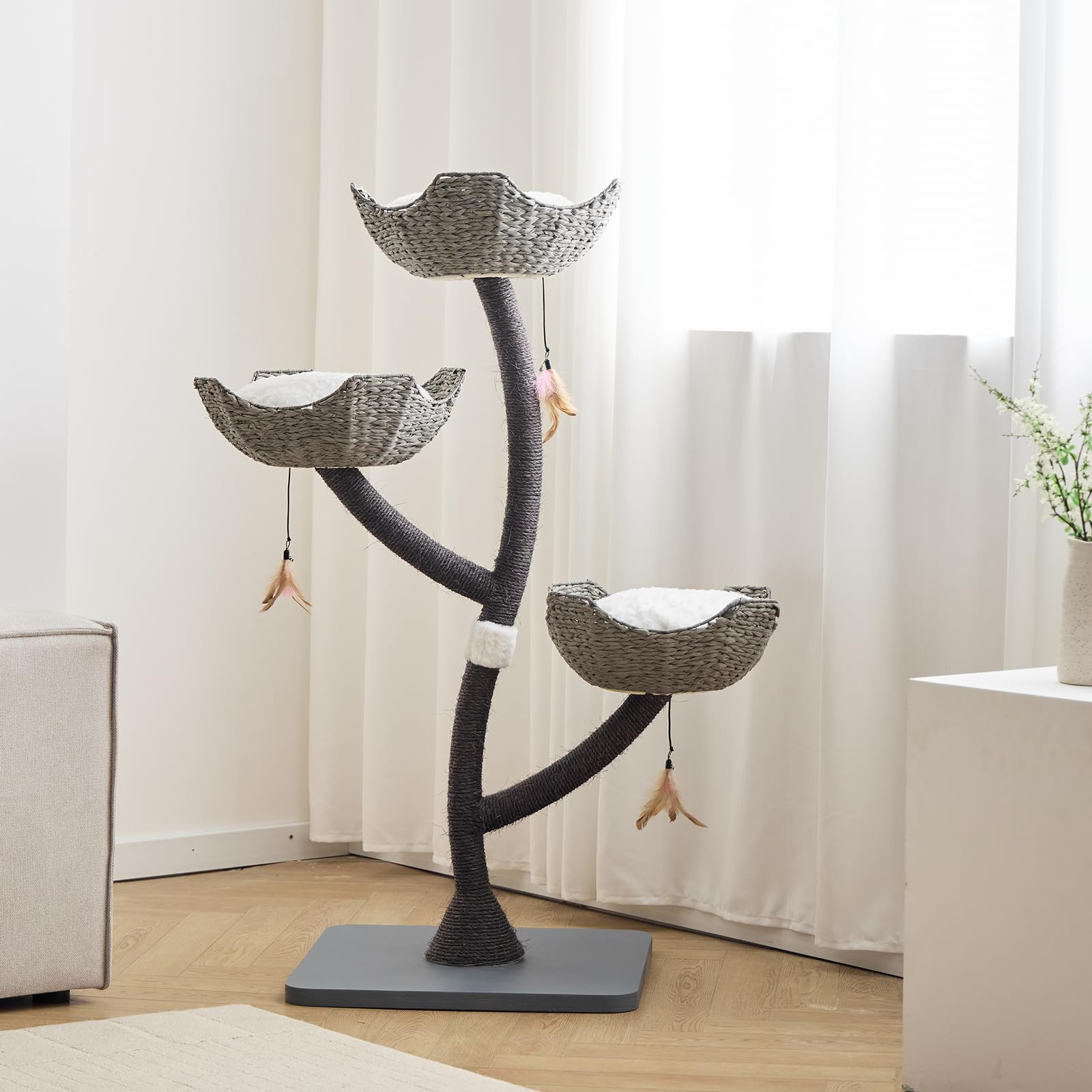 CLVTREBETO machine washable cushions on cat tree