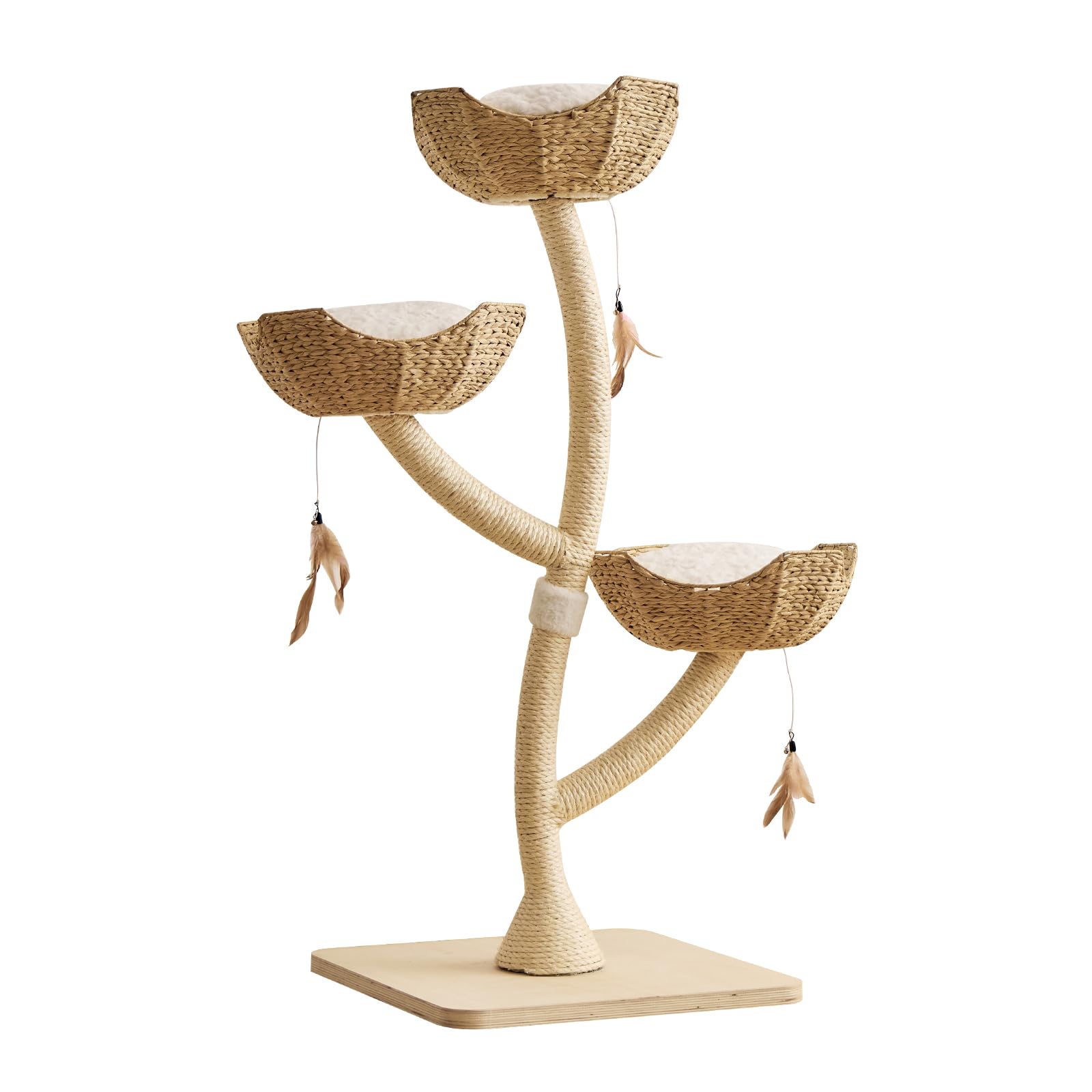 CLVTREBETO luxury cat condo supports multiple cats without crowding.