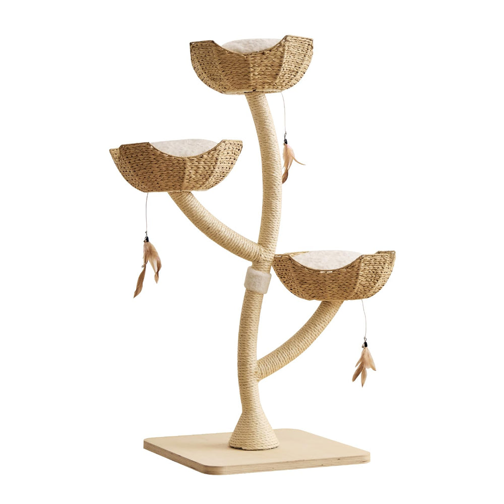 CLVTREBETO luxury cat condo supports multiple cats without crowding.