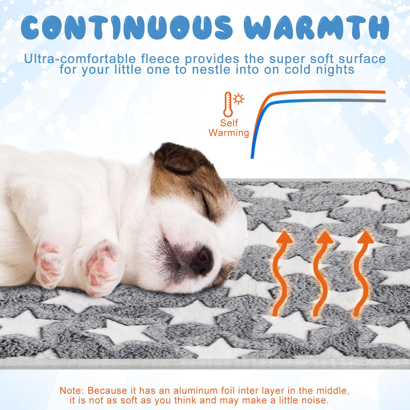 Clysee self-warming pad features waterproof-soft-surface for easy cleaning.