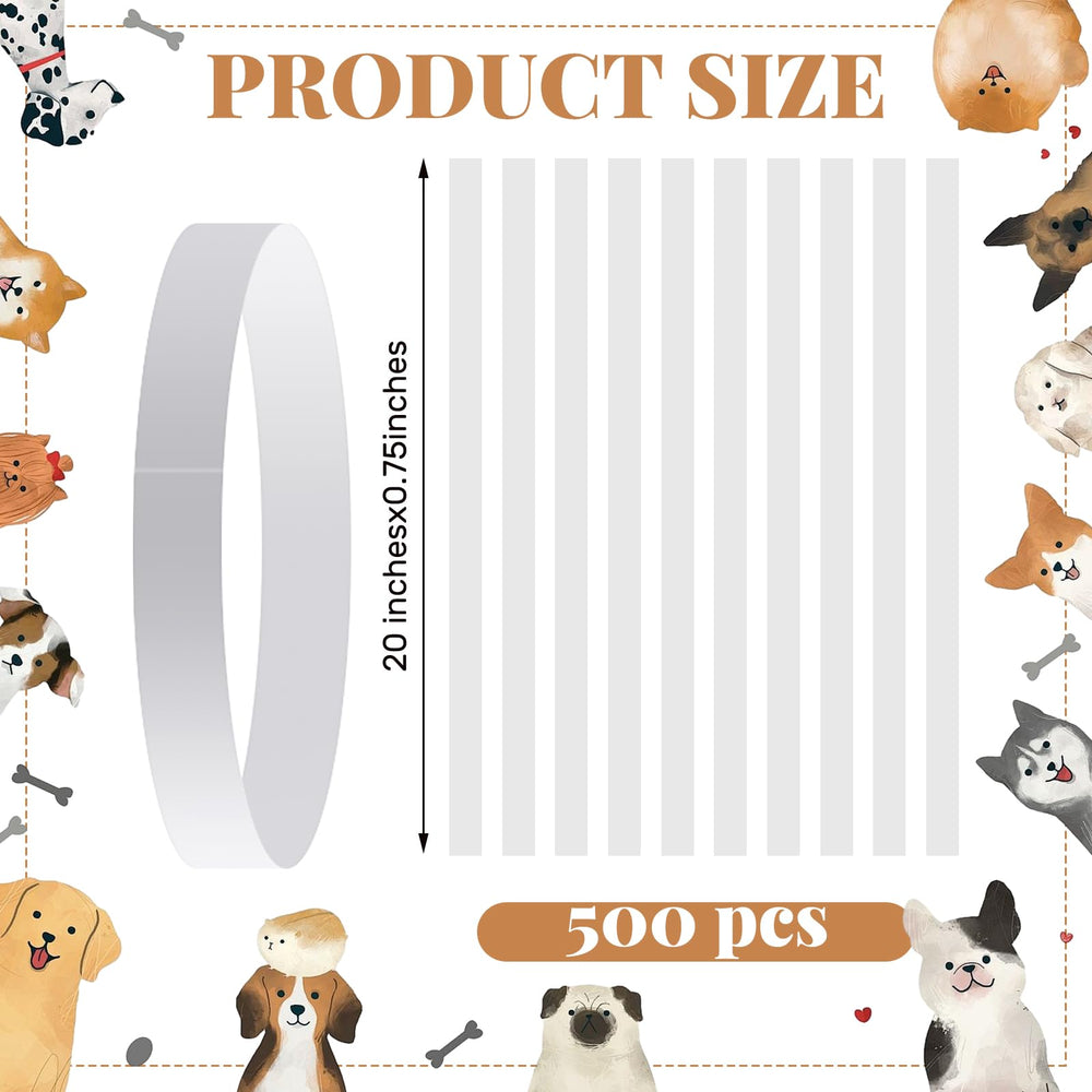 Clysee 20-inch adjustable dog collars adapt to growing puppies and varied neck sizes.