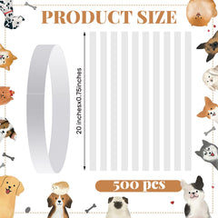 Clysee 20-inch adjustable dog collars adapt to growing puppies and varied neck sizes.