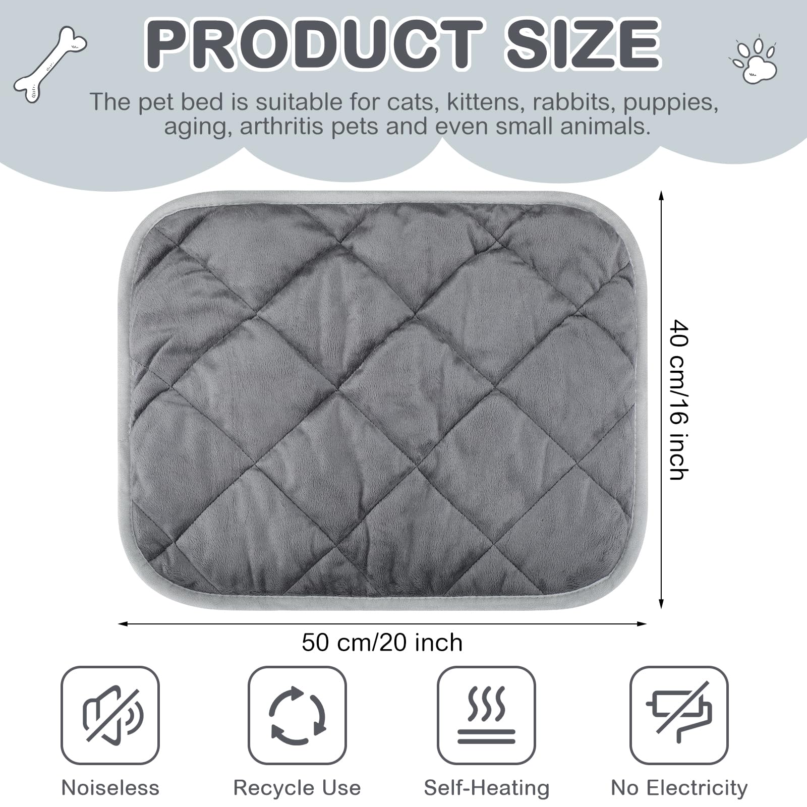 Clysee self-heating pad close-up highlighting the 5-layer structure.
