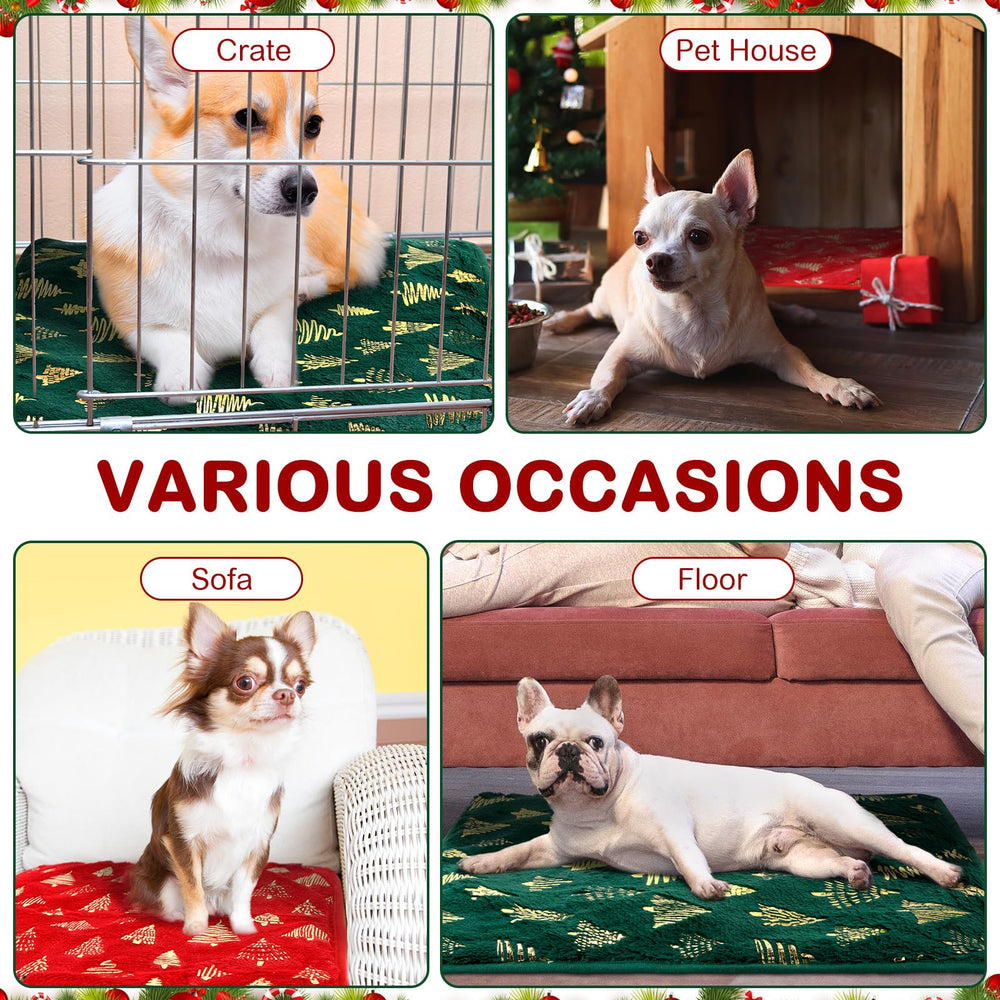 Clysee Christmas tree pattern pad adds festive appeal for pets