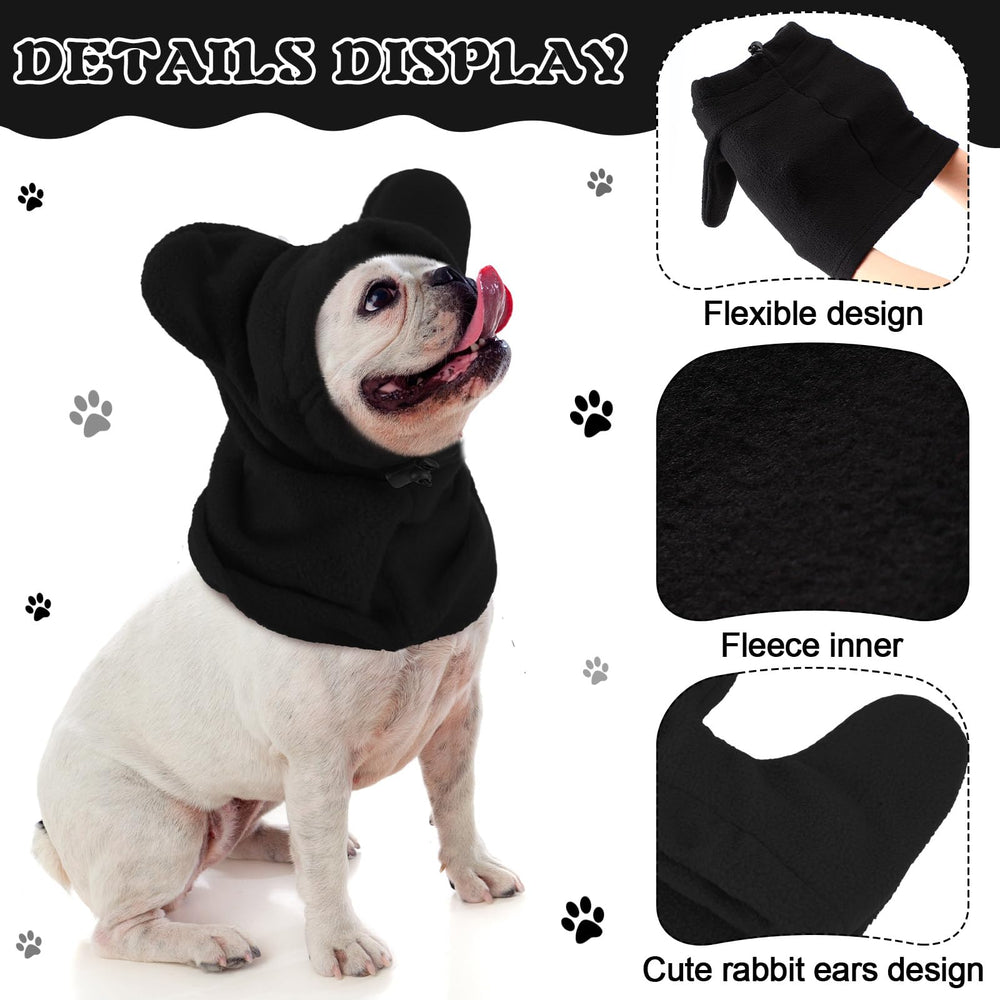 Clysee dog hat neck warmer scarf adds warmth and style outdoors.