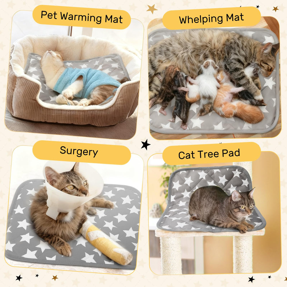 Clysee pack-of-2 self-warming cat beds for value and convenience