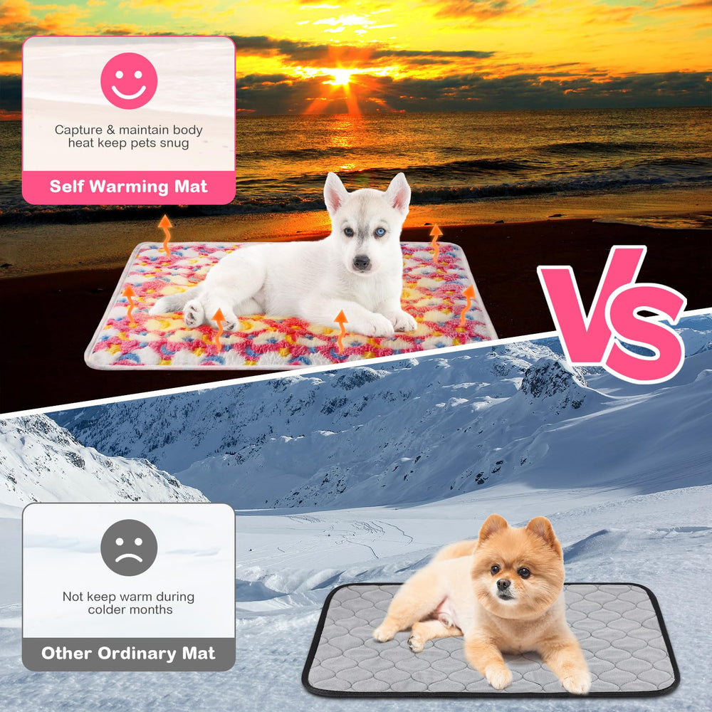 Clysee self-heating cat bed non-slip bottom holds bed in place