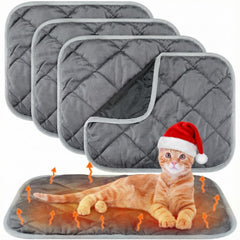 Clysee self-heating pet mat 4-pack packaging for versatile warmth