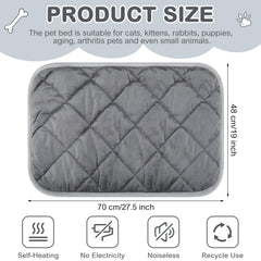 Clysee self-heating pet pad in use with a dog shows plush comfort.