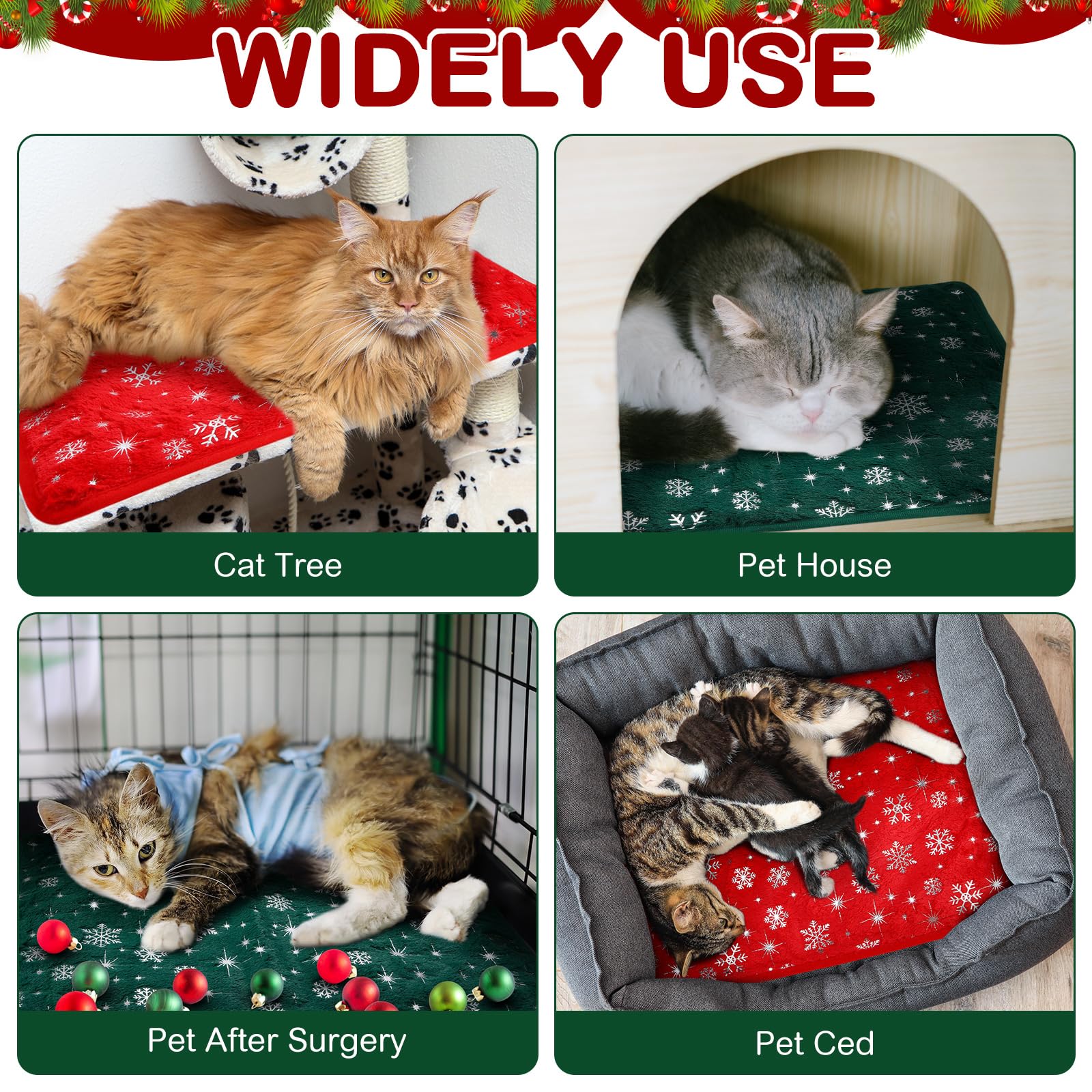 Clysee self-heating mat folded for portable use in crate or carrier