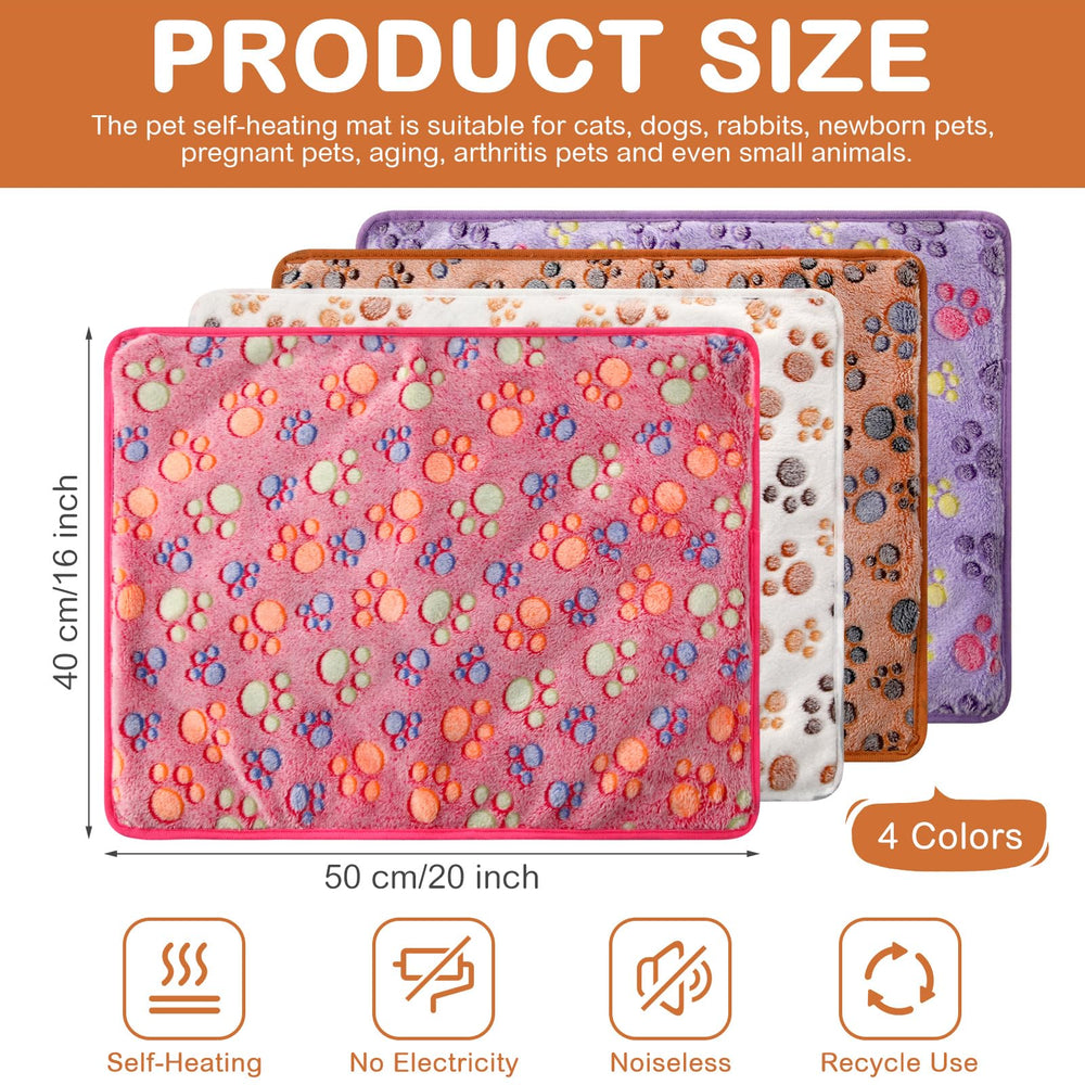Clysee self-warming pad with soft fluffy fleece for cozy comfort