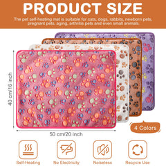 Clysee self-warming pad with soft fluffy fleece for cozy comfort