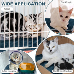 Clysee warming pad with soft fleece offers a plush nap surface for pets