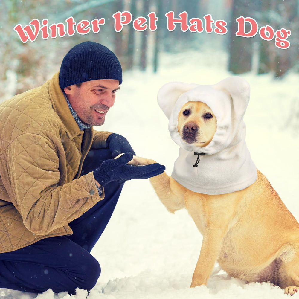 Clysee winter-dog-hat adjustable-rope-buckle ensures secure fit during outings