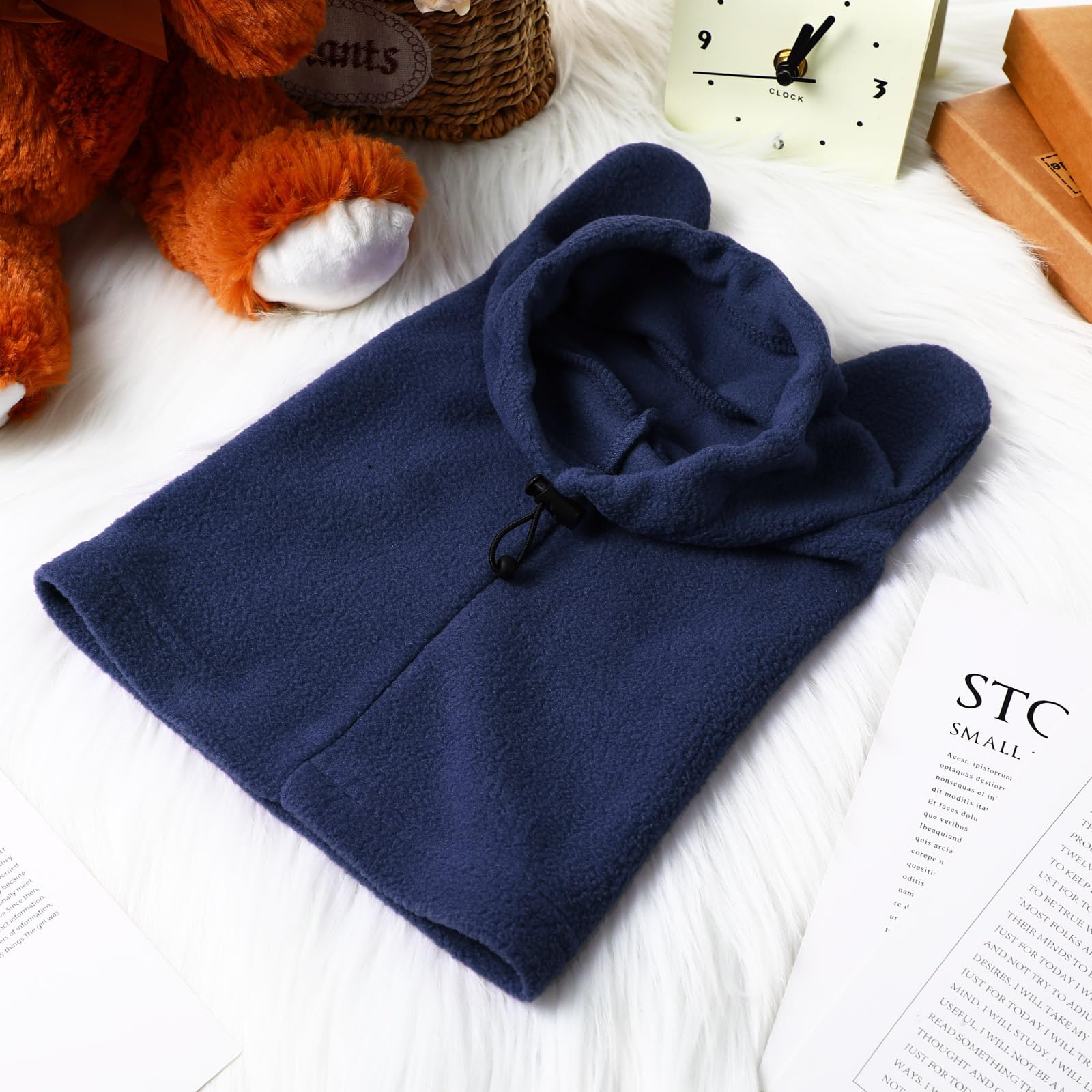 Clysee Winter Dog Hat wearing with adjustable rope for secure fit