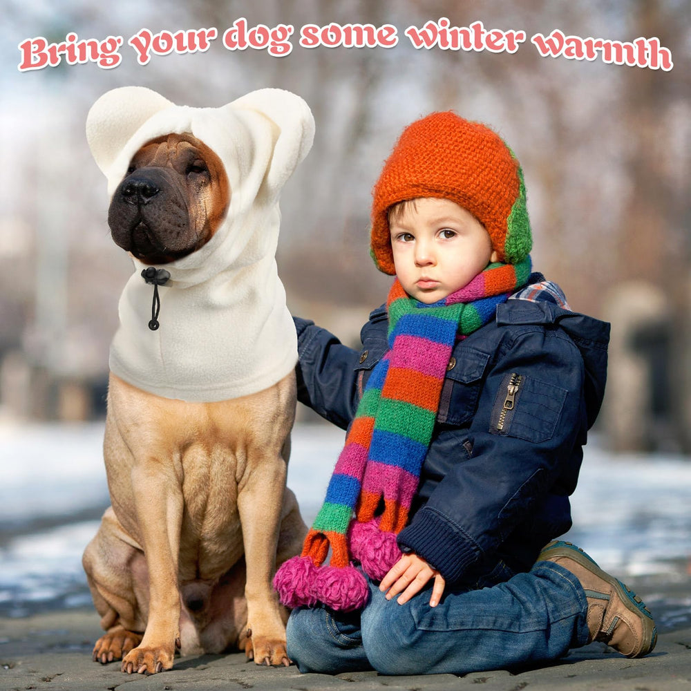 Clysee winter dog-hat soft-fleece-material offers plush comfort for pets