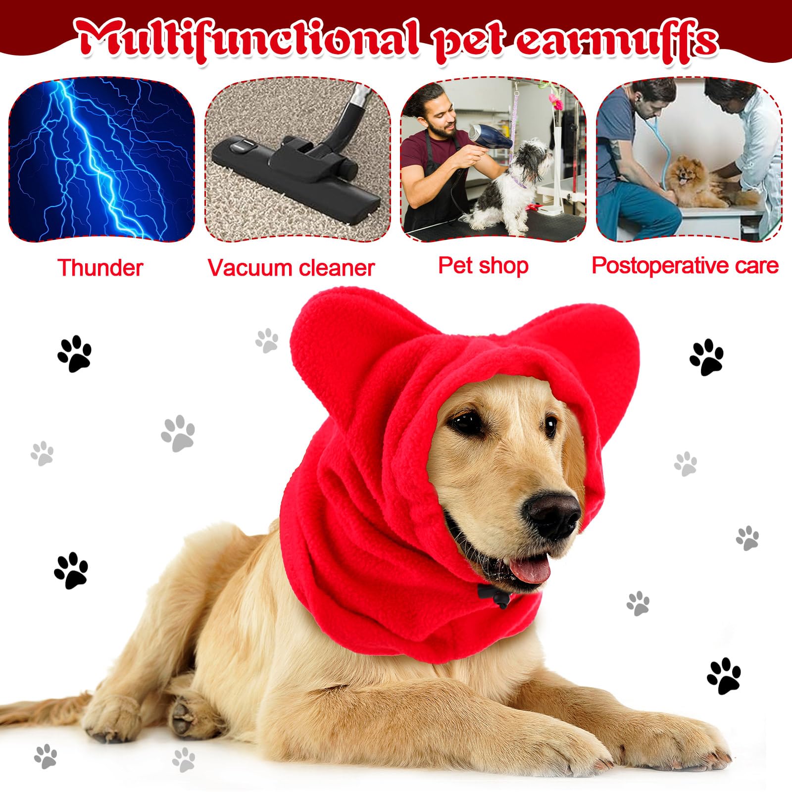 Clysee Winter Dog Hats adjustable buckle: easy-on, secure fit