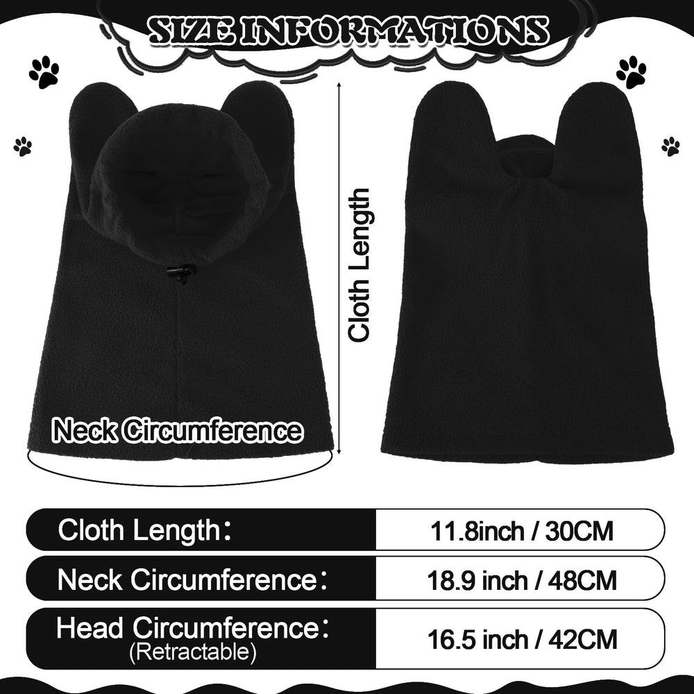 Clysee dog hat ear muffs provide noise protection for anxious dogs.
