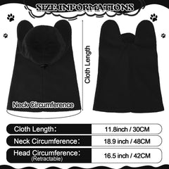 Clysee dog hat ear muffs provide noise protection for anxious dogs.