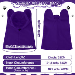 Clysee winter dog hats in soft fleece for cozy, comfortable warmth