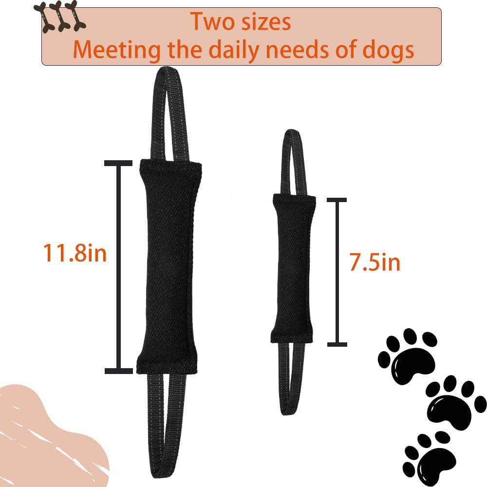 Clysoru tug of war handles shown for handler grip during interactive sessions.