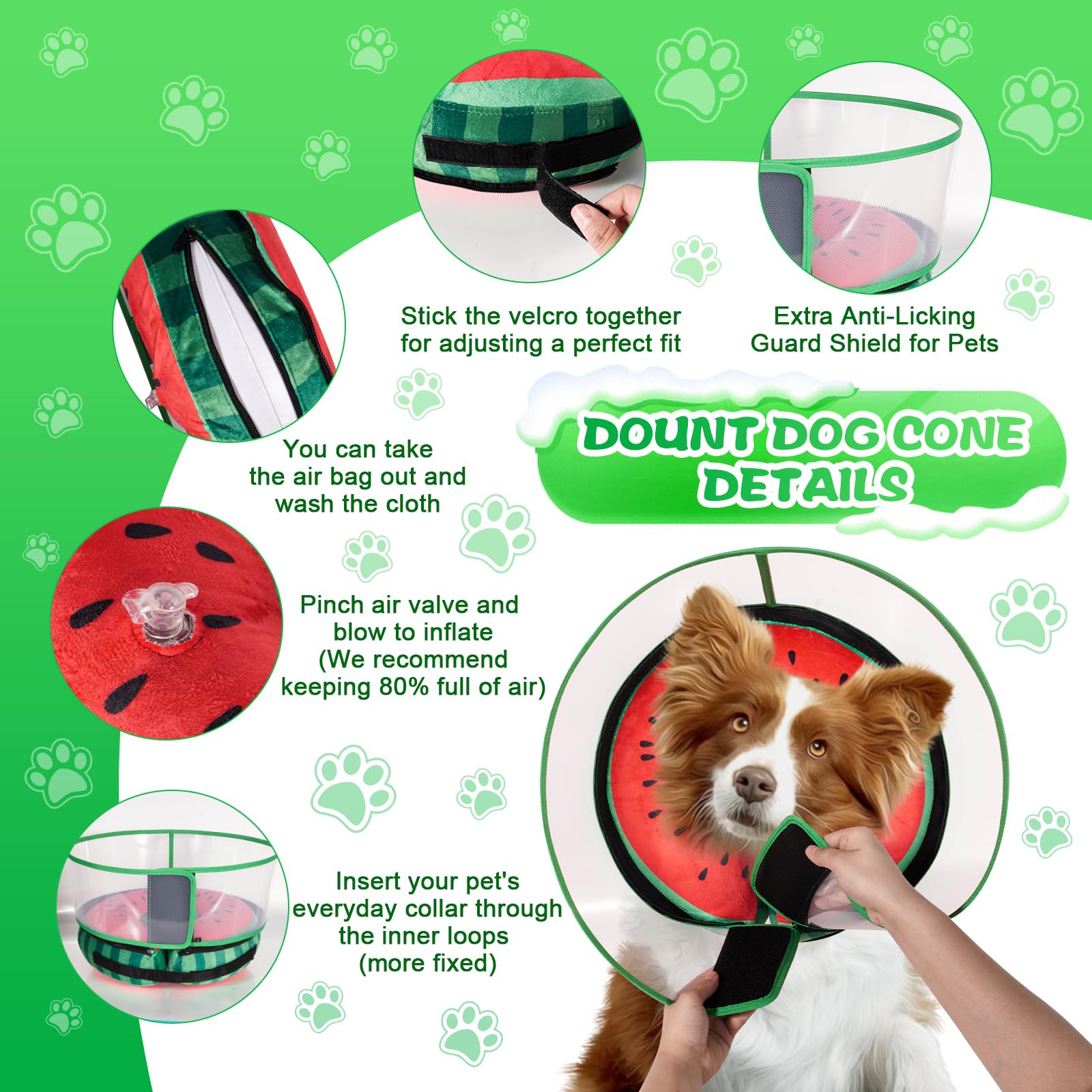 CNEO donut-collar in use during meals shows unobstructed eating and drinking