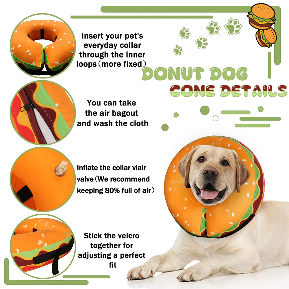 Cneo donut cone side-zip washable design enables easy cleaning.