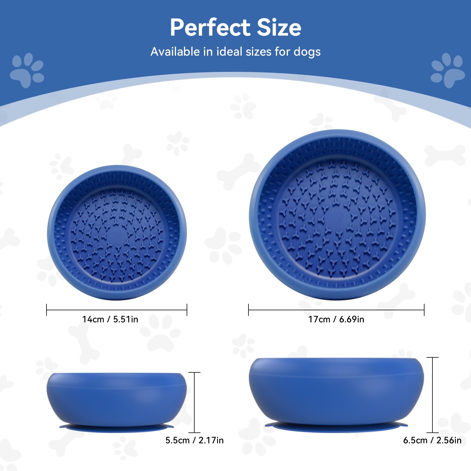 CNMSGM dishwasher-safe lick bowl for quick post-meal cleanup
