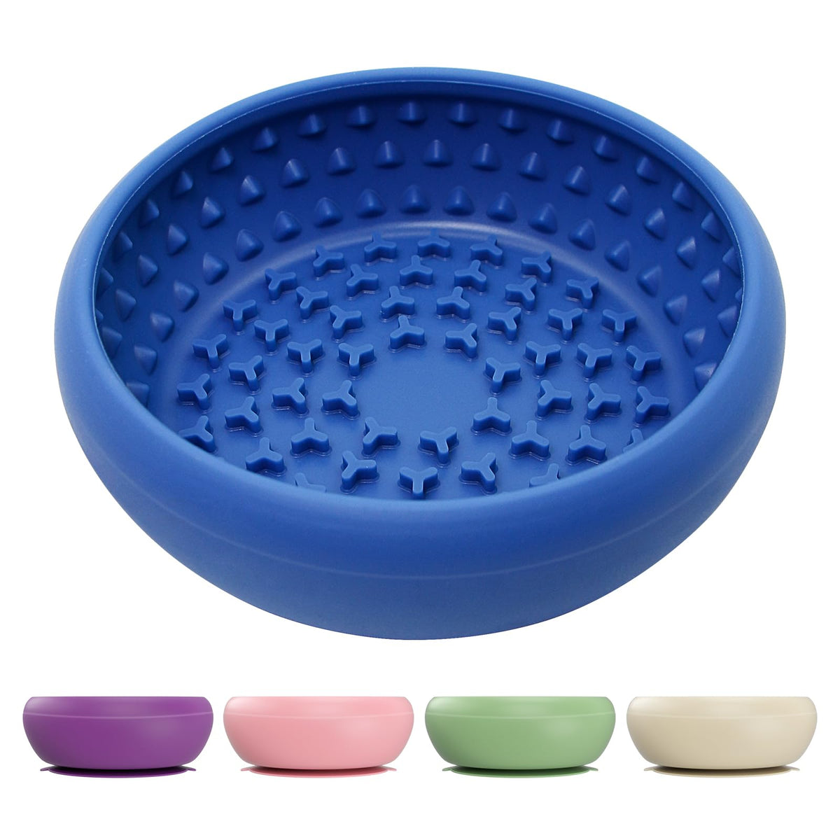 CNMSGM dog lick bowl slow feeder with textured surface slows fast eating during meals