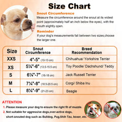 CNSYAF dog muzzle adjustable strap provides secure fit during walks and training